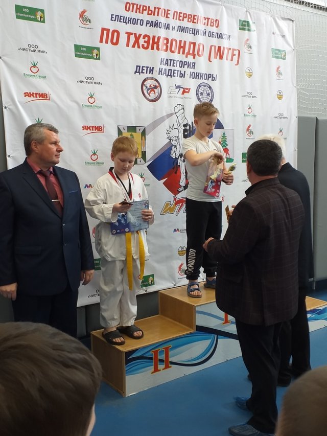 Грязинский спортсмен стал чемпионом области по тхэквондо